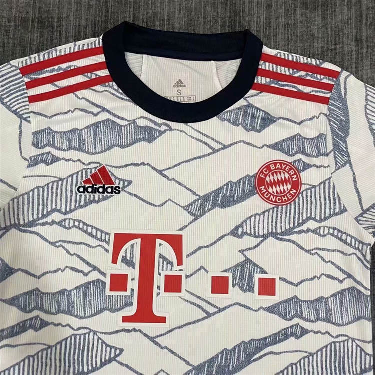 Bayern Munich 21-22 Third White Soccer Jersey Football Shirt - Click Image to Close